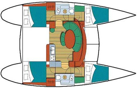 Lagoon 380  plan