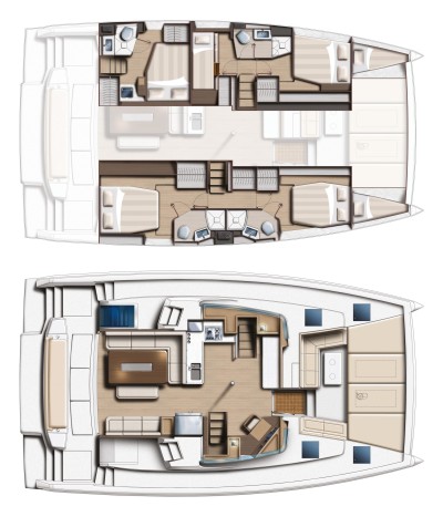 Catamaran Bali4.6 plan