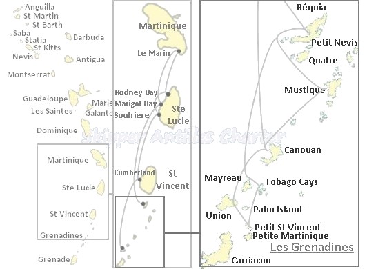 croisière grenadines