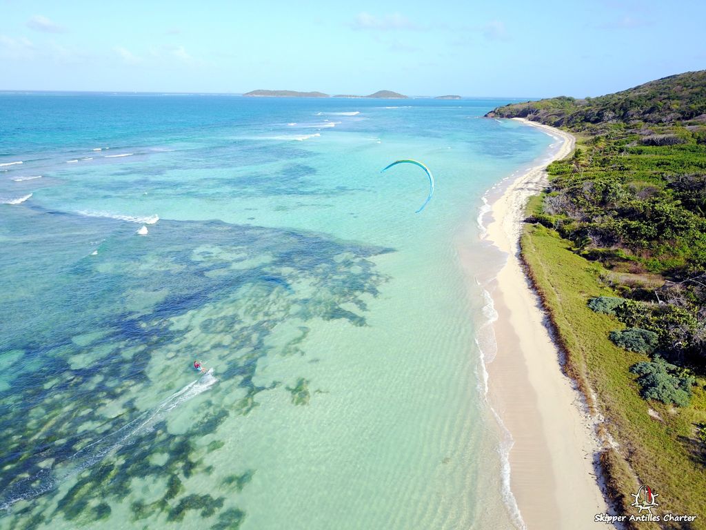 Location Catamaran kite surf Grenadines Mayreau