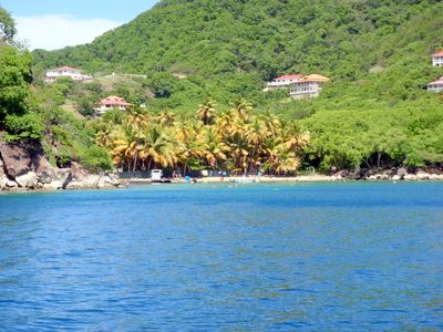 Les Saintes mouillage du Pain de Sucre