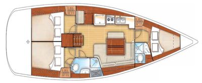 Oceanis 40 plan